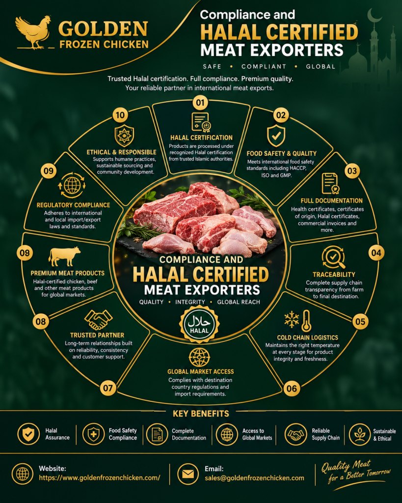 Compliance and Halal Certified Meat Exporters