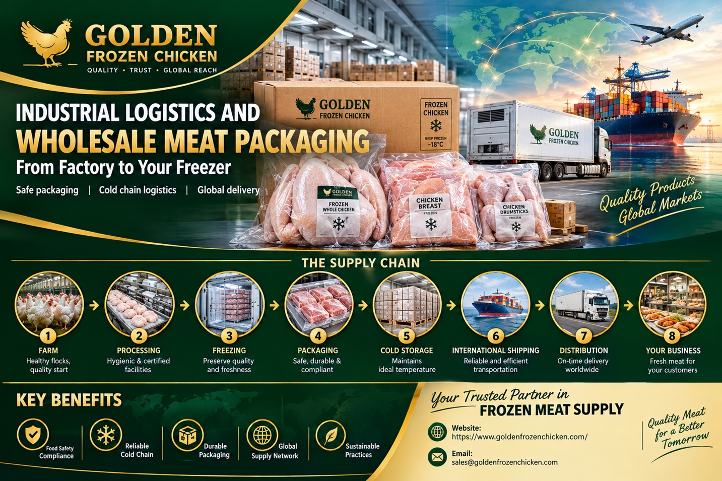 Frozen Chicken Supplier Worldwide