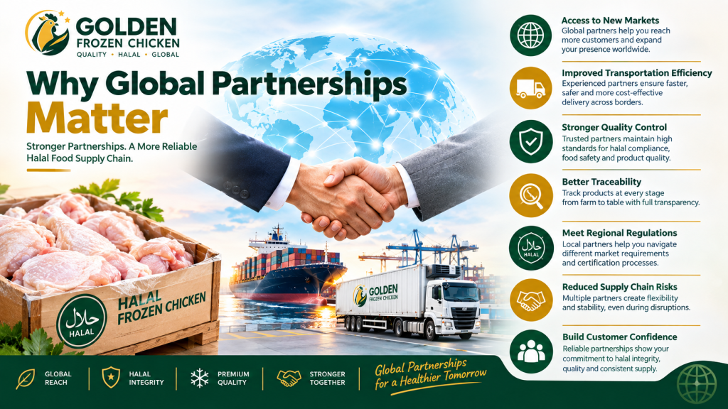 Halal Food Supply Chain with Global Partners