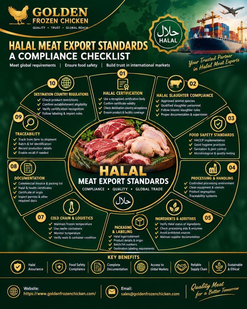 Halal Meat Export Standards A Compliance Checklist