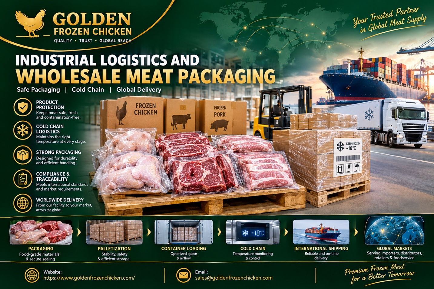 Industrial Logistics and Wholesale Meat Packaging