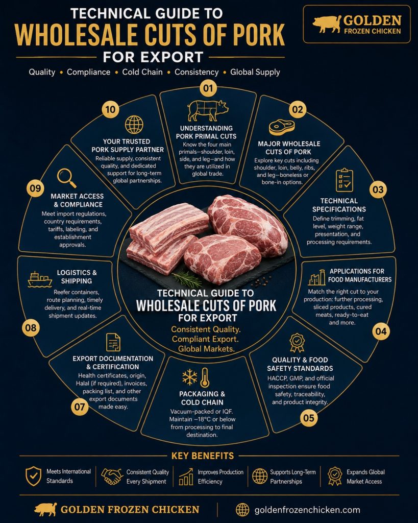 Technical Guide to Wholesale Cuts of Pork for Export